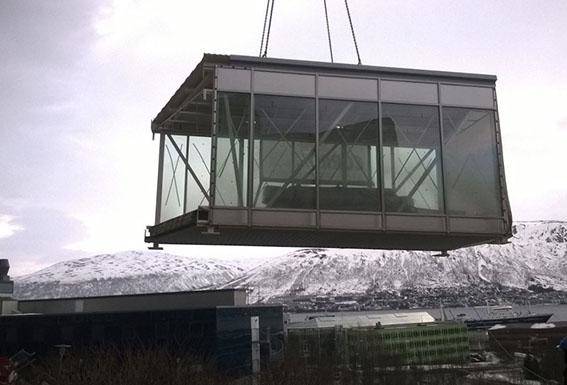 UNN Tromsö dubbel fasader Corrotech
